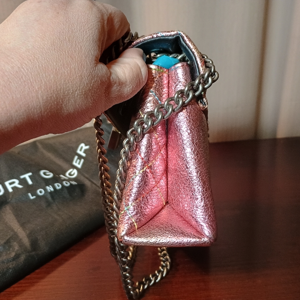 Kurt Geiger Brixton Lock Flap Shoulder Bag - Picture 6 of 7